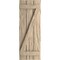 Ekena Millwork Rustic Three Board Joined Board-n-Batten Riverwood Faux Wood Shutters w/Z-Board, 16 1/2W x 50H, PR SHUBJZ16X50RWPR - alternate 14